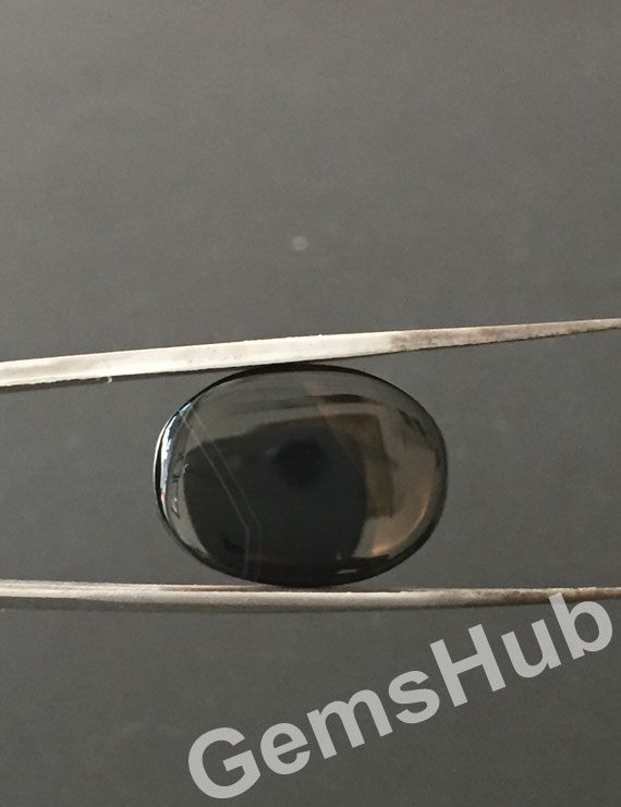 Natural Certified Sulemani Black Hakik Stone, 15.4